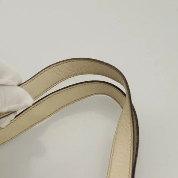 GUCCI GG Canvas Hand Bag Gold Pink 141470 Auth 127877 - Picture 9 of 16